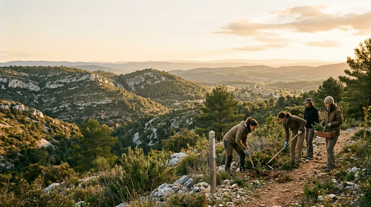 Paysage méditerranéen préservé par l'ONEM